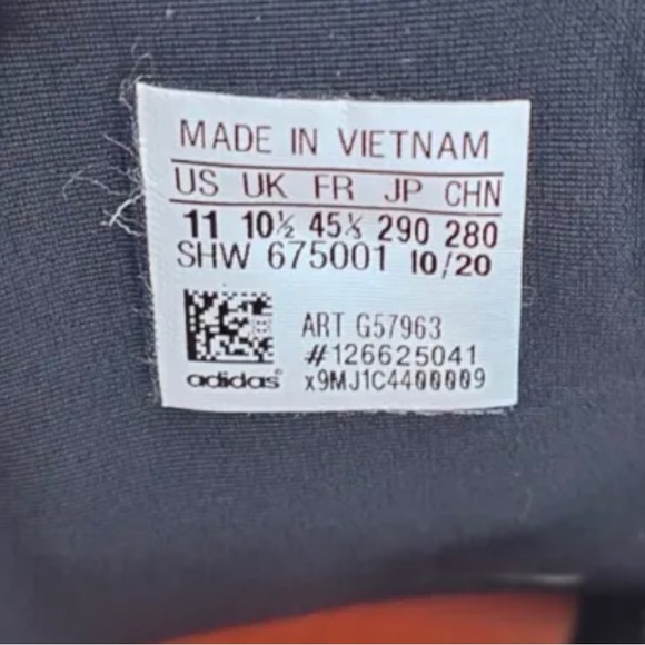 Adidas ZX 2K Boost Pure Black White Beige UK Size 10.5 Running Gym Trainers - Picture 7 of 10